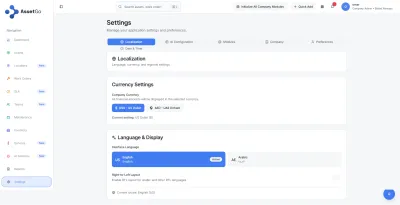 Settings & Configuration