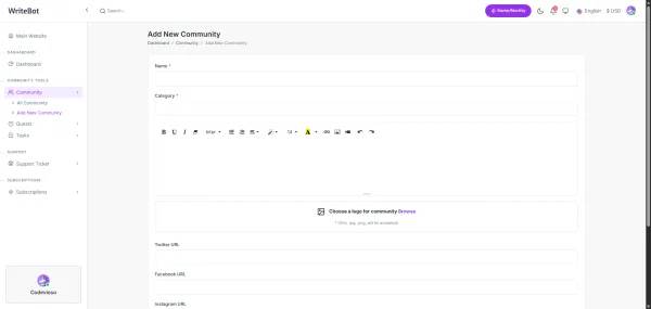 Create Community