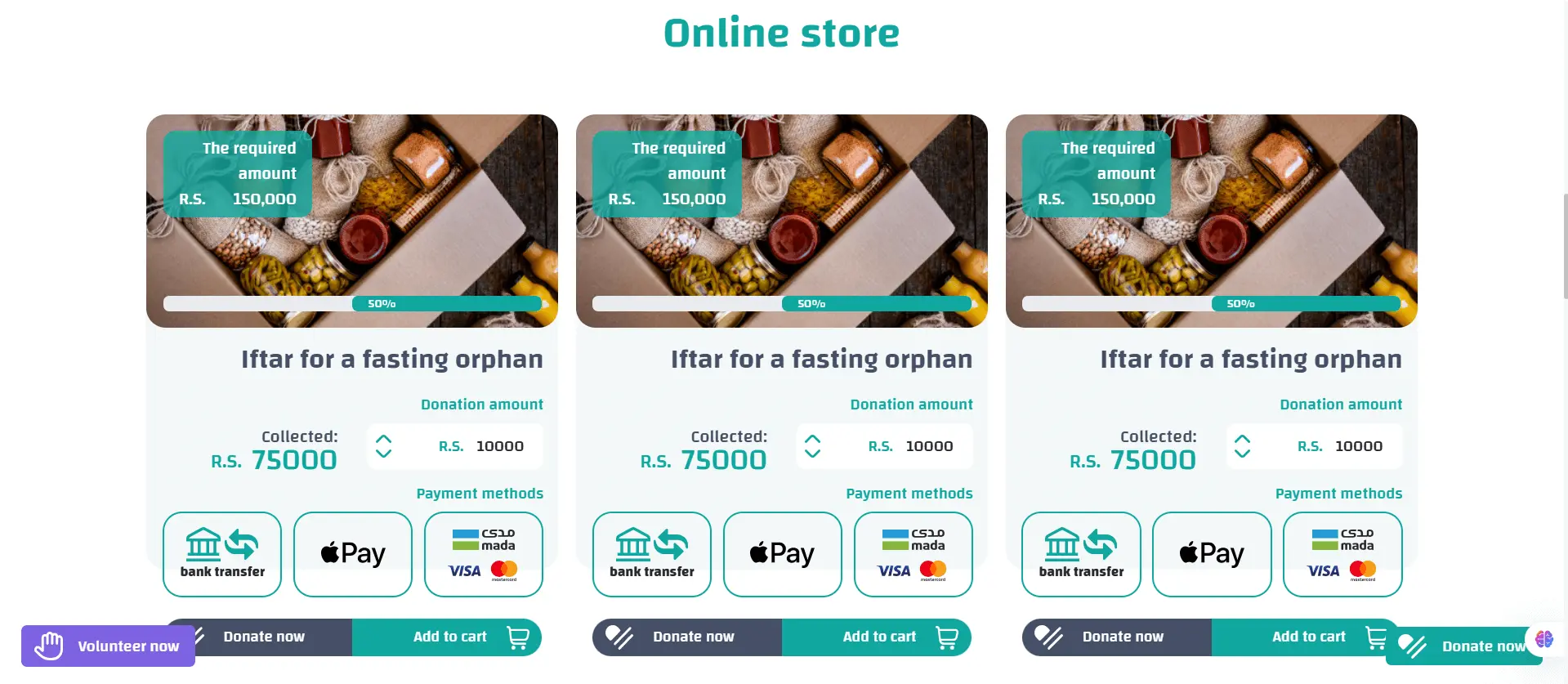 Orphan Care & Sponsorship Management Platform - online-store