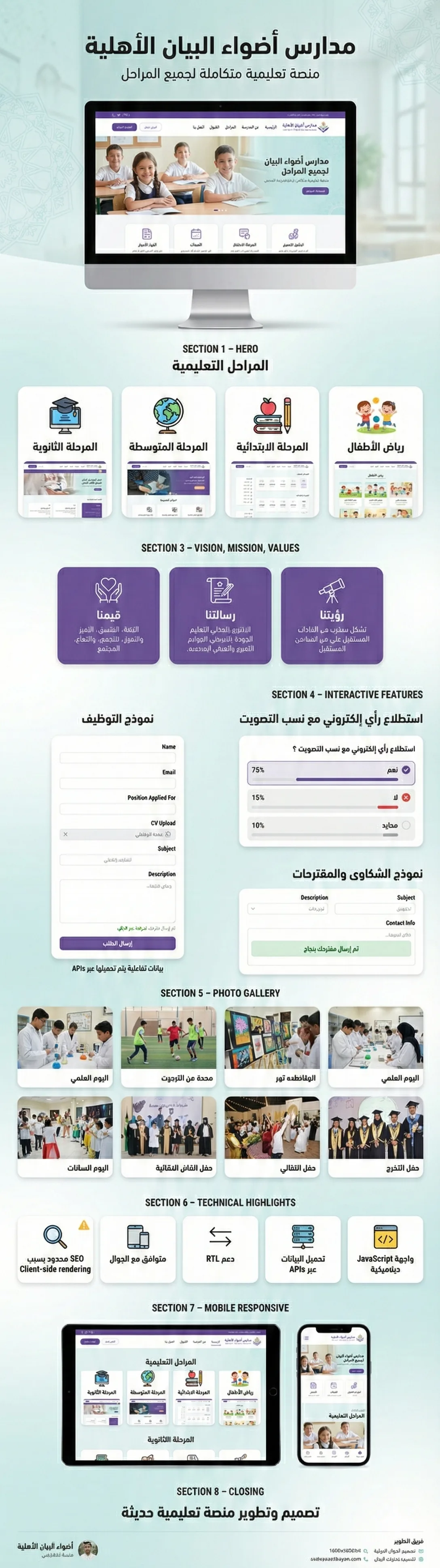 International School — Website & Portal — screenshot 1
