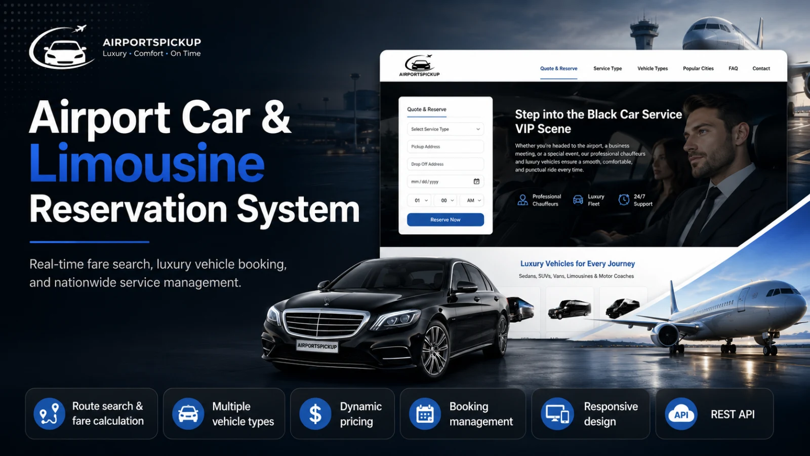Black Limousine — Booking Platform