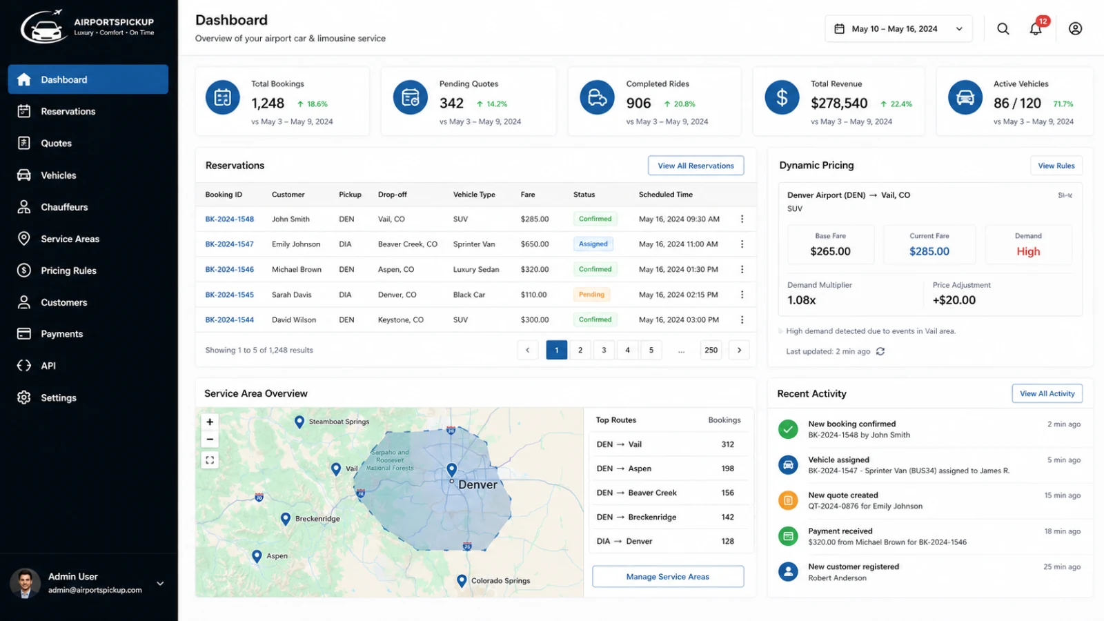 Black Limousine — Booking Platform — screenshot 3