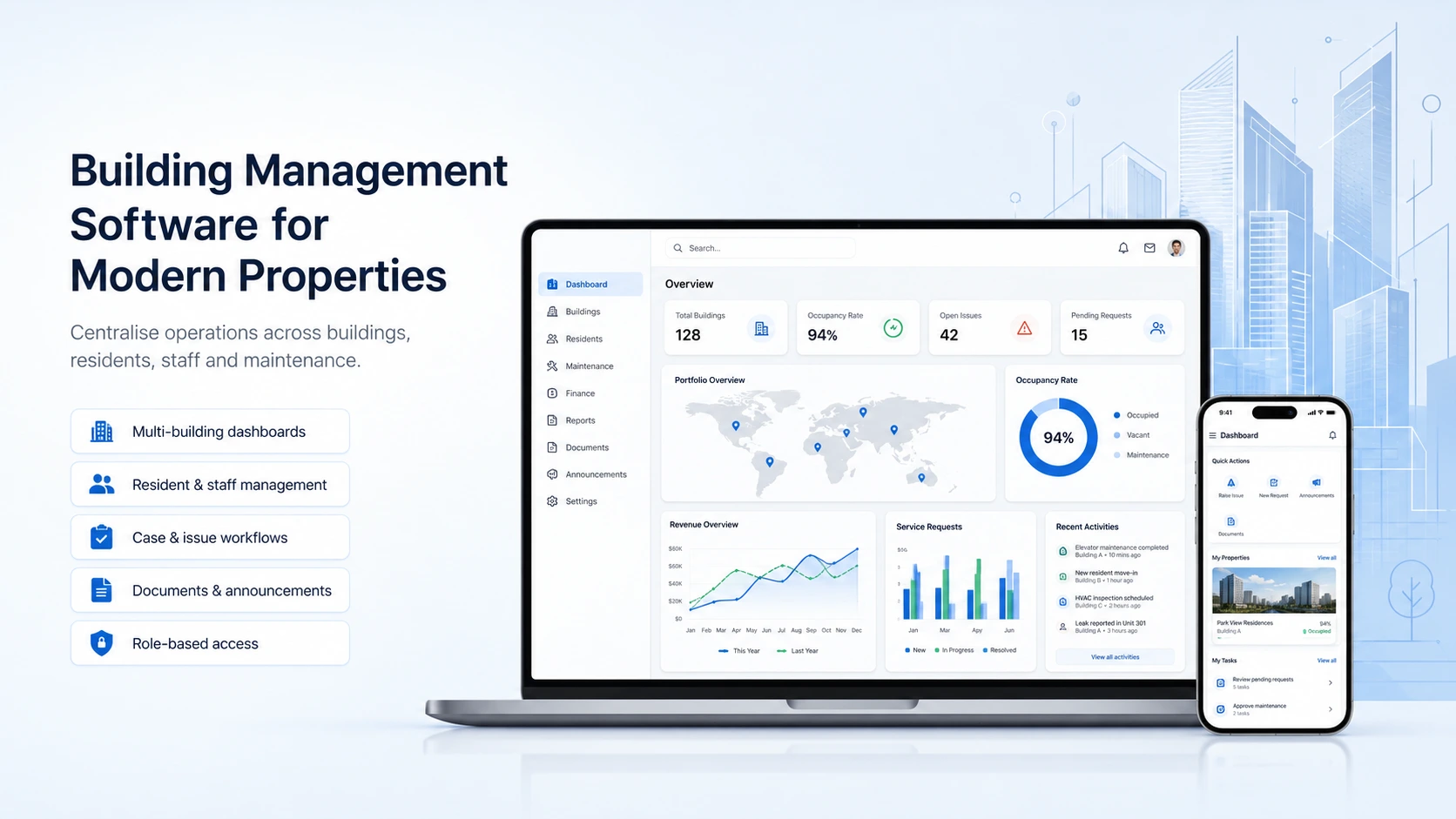 Building Management Software — screenshot 1