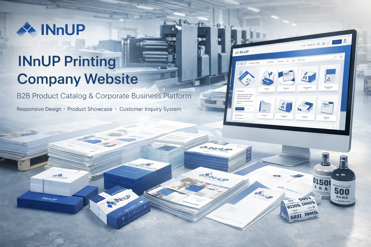 INnUP — Online Printing E-Commerce — screenshot 1