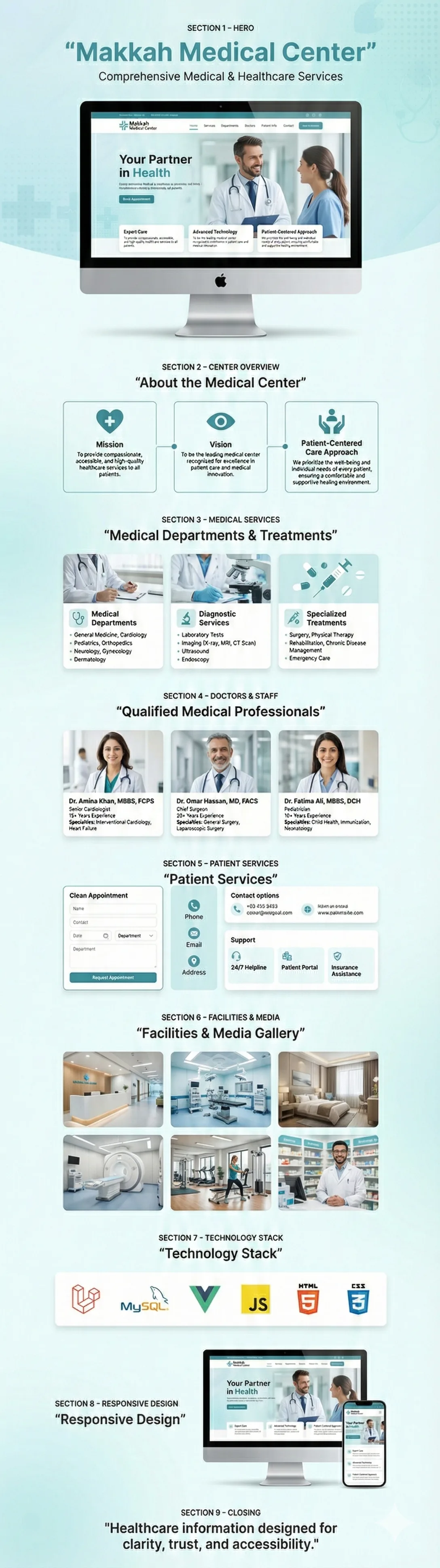 Medical & Healthcare Center Website — screenshot 2