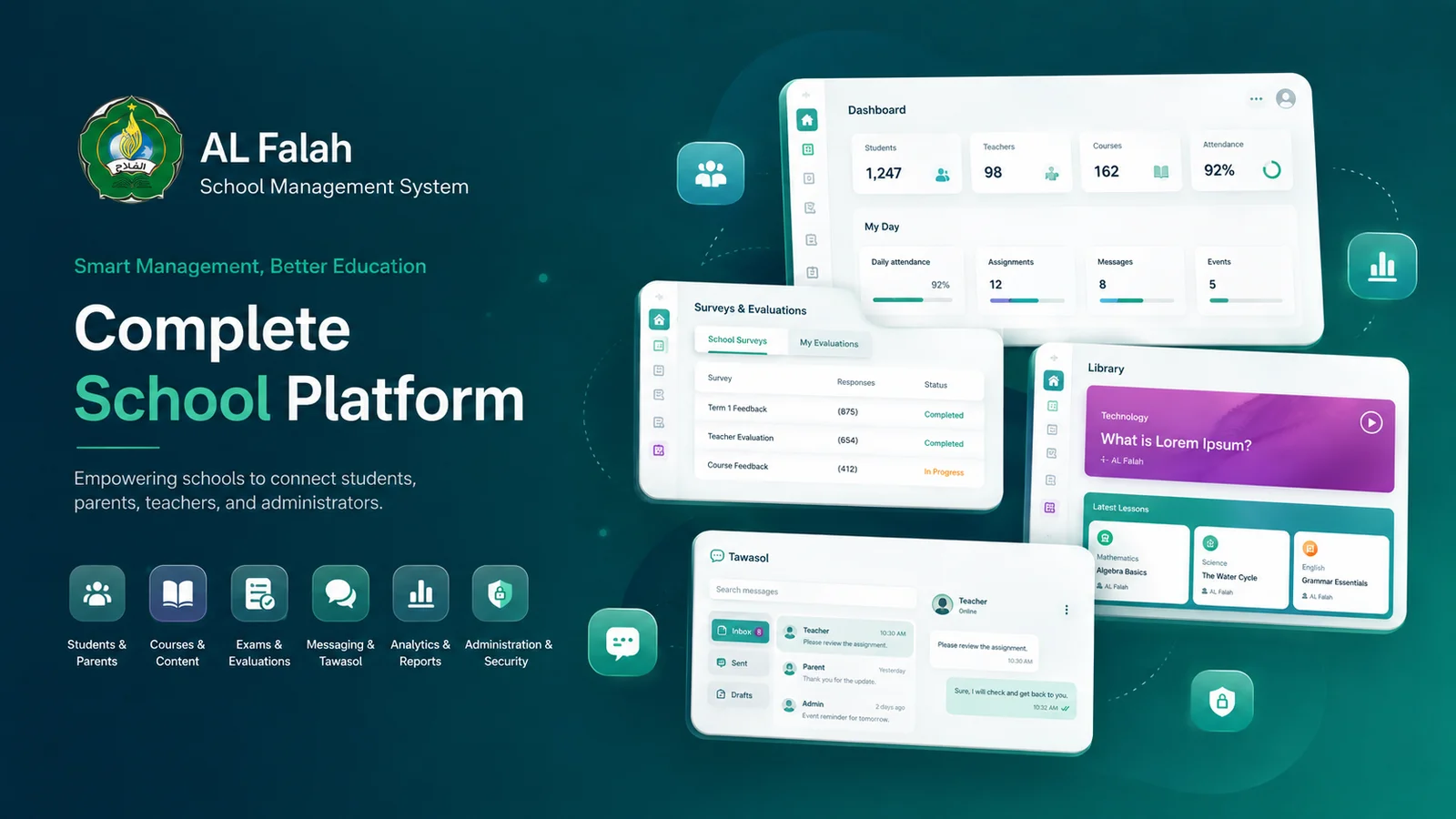 Multi-Tenant School Management & Learning Platform — screenshot 1