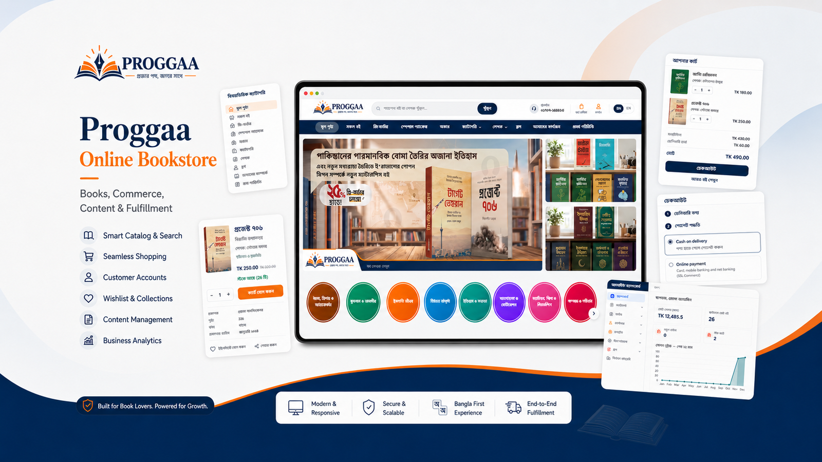 Progga- Book selling Ecommerce — screenshot 1