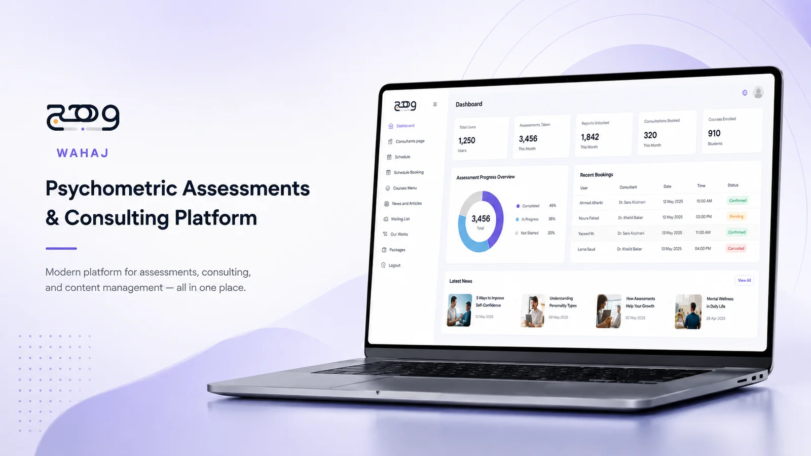 Psychometric Assessment, Consultancy & Booking Platform — screenshot 1